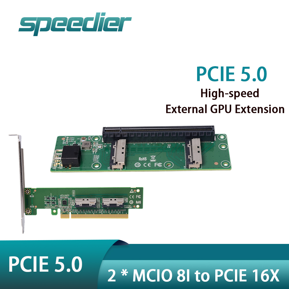 Pcie 5.0 Gpu Riser Cable - Cabo de Extensão de GPU Externa