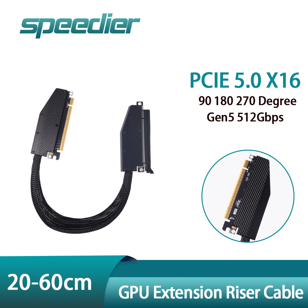 Pcie 5.0 Gpu Riser Cable - Cabo Extensor Riser para GPU PCIe
